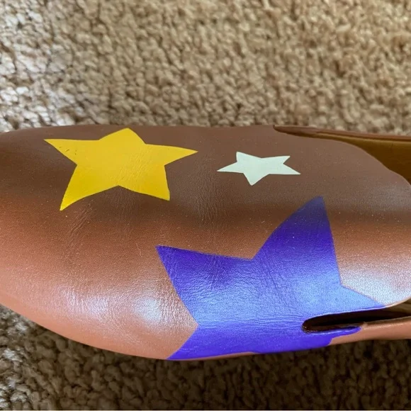 Birdies The Voting Collection Vote Leather Stars Loafer Size 9 - Picture 6 of 10